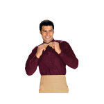 Isacco chemise unisexe bordeaux