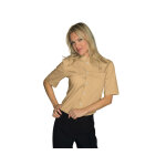 Isacco chemise unisexe dublino manches courtes biscuit
