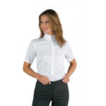 Isacco chemise unisexe dublino manches courtes blanc