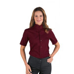 Isacco chemise unisexe dublino manches courtes bordeaux