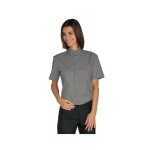 Isacco chemise unisexe dublino manches courtes gris
