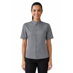 Isacco chemise unisexe dublino manches courtes gris