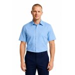Isacco chemise unisexe manches courtes bleu clair