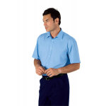 Isacco chemise unisexe manches courtes bleu clair