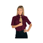 Isacco chemise unisexe manches courtes bordeaux
