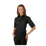 Isacco chemise unisexe manches courtes noir
