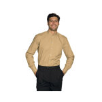 Isacco chemise unisexe manches longues dublino biscuit