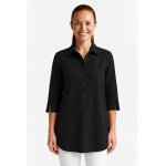 Isacco chemisier femme java superdry noir clair 100% polyester microfibre