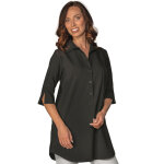 Isacco chemisier femme java superdry noir clair 100% polyester microfibre