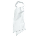 Isacco foulard ascot blanc
