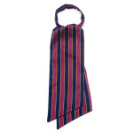 Isacco foulard ascot reg bleu marine