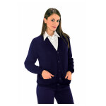 Isacco gilet cardigan unisexe bleu
