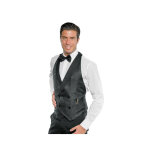 Isacco gilet microfibre noir htellerie et service