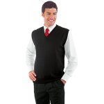 Isacco gilet misto laine noir