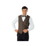 Isacco gilet restauration unisexe murano. silver noir