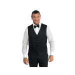 Isacco gilet de serveur noir pas cher