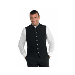 Isacco gilet de serveur noir salisburgo