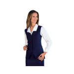 Isacco gilet de service femme bleu