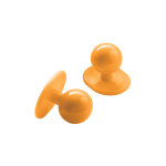 Isacco lot 10 boutons pour veste de cuisine couleur abricot