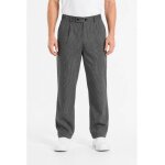 Isacco pantalon chef cuisinier blanc ray� noir
