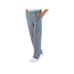 Isacco pantalon de chef homme pied de poule 100% coton