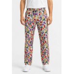 Isacco pantalon cuisinier blanc jaune