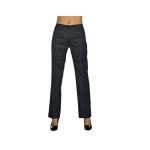 Isacco pantalon femme anthracite mi - saison coupe droite