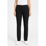Isacco pantalon pour femme capri noir 96% polyester 4% �lasthanne