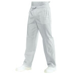 Isacco pantalon médical mixte blanc à taille élastique Isacco pantalon médical mixte blanc à taille élastique
