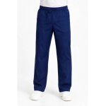 Isacco pantalon m�dical mixte � taille elastique bleu nuit