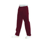 Isacco pantalon m�dical mixte taille elastique bordeaux