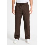 Isacco pantalon m�dical mixte taille elastique cacao