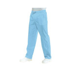 Isacco pantalon m�dical mixte taille elastique ciel