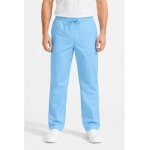 Isacco pantalon m�dical mixte taille elastique ciel