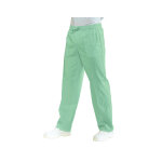 Isacco pantalon m�dical mixte taille elastique vert clair