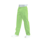 Isacco pantalon m�dical mixte taille elastique vert pomme