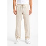 Isacco pantalon de travail � �lastique femme en lin