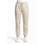 Isacco pantalon de travail resserr� aux chevilles femme en lin