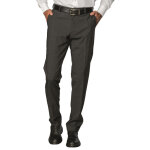 Isacco pantalon de travail unisexe seattle anthracite 54% polyester 44% laine 2% �lasthanne