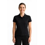 Isacco polo femme stretch noir