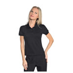 Isacco polo femme stretch noir