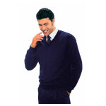 Isacco pull col en v bleu