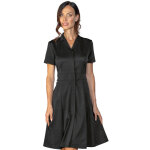 Isacco robe professionnelle manches courtes mayflower femme noire