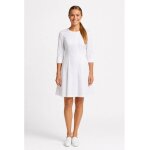 Isacco robe thessalonique manches 3 / 4 blanc 100% polyester boheme