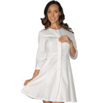 Isacco robe thessalonique manches 3 / 4 blanc 100% polyester boheme