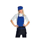 Isacco tablier brooklyn bleu cyan noir