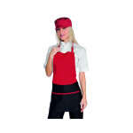 Isacco tablier brooklyn rouge noir