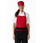Isacco tablier brooklyn rouge noir