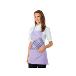 Isacco tablier lollipop lilas tartan 427