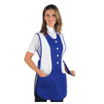 Isacco tablier m�dicale kingston bleu cyan blanc